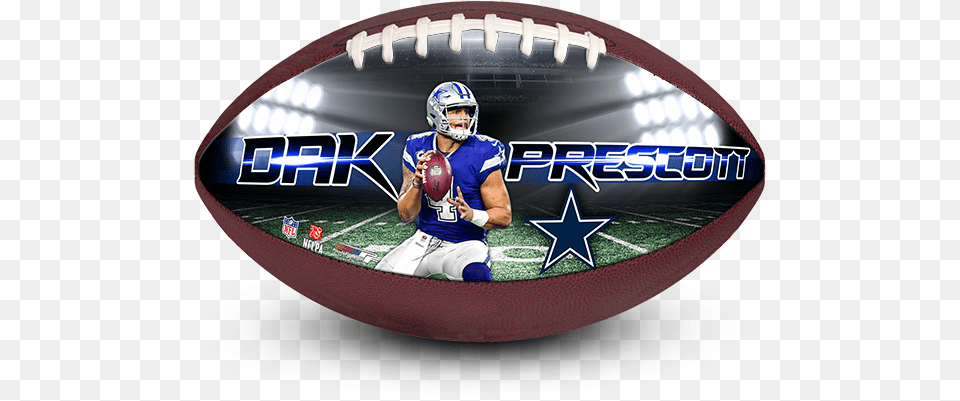 Nfl Dak Prescott Cowboys Christmas Portable Network Graphics, Ball, Rugby, Rugby Ball, Sport Free Transparent Png