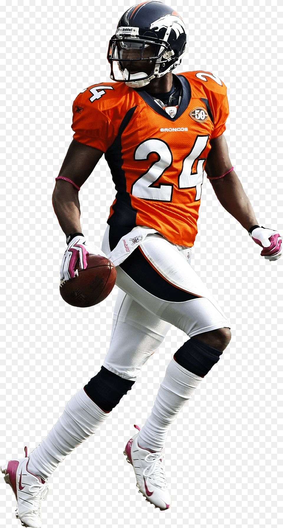 Nfl Denver Broncos You Could Say He Makes Me Smileobsessed Denver Broncos Player, Glove, Clothing, Helmet, Playing American Football Png