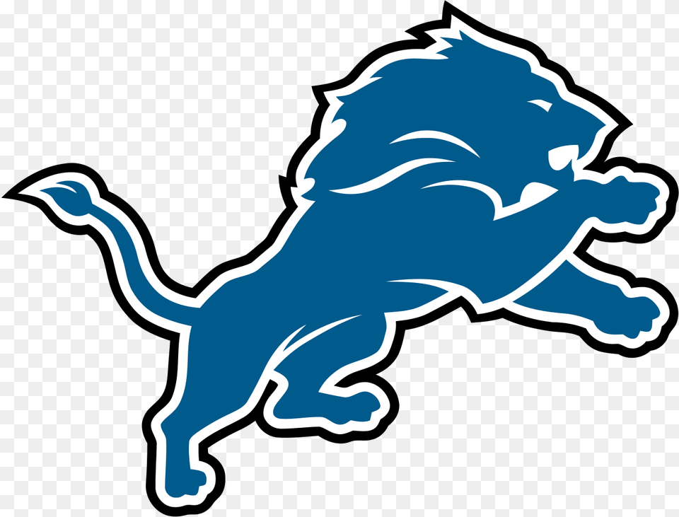 Nfl Detroit Lions Logo, Silhouette, Animal, Fish, Sea Life Free Png Download