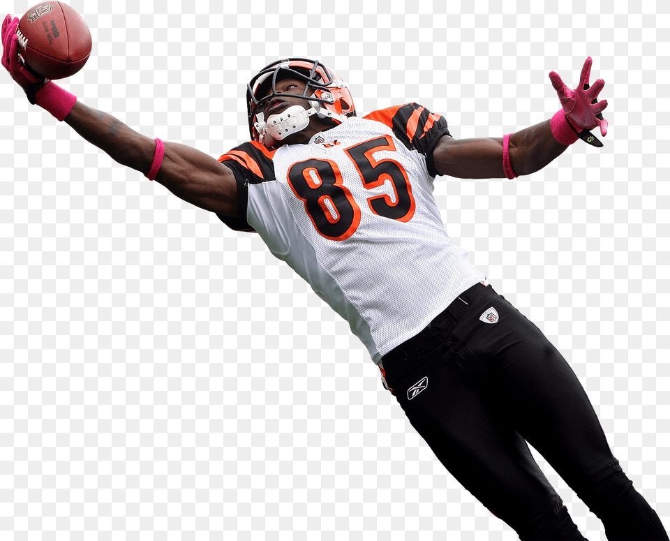 Nfl Football Players Wallpaper Football Players Catching A Football, Helmet, American Football, Playing American Football, Person Png