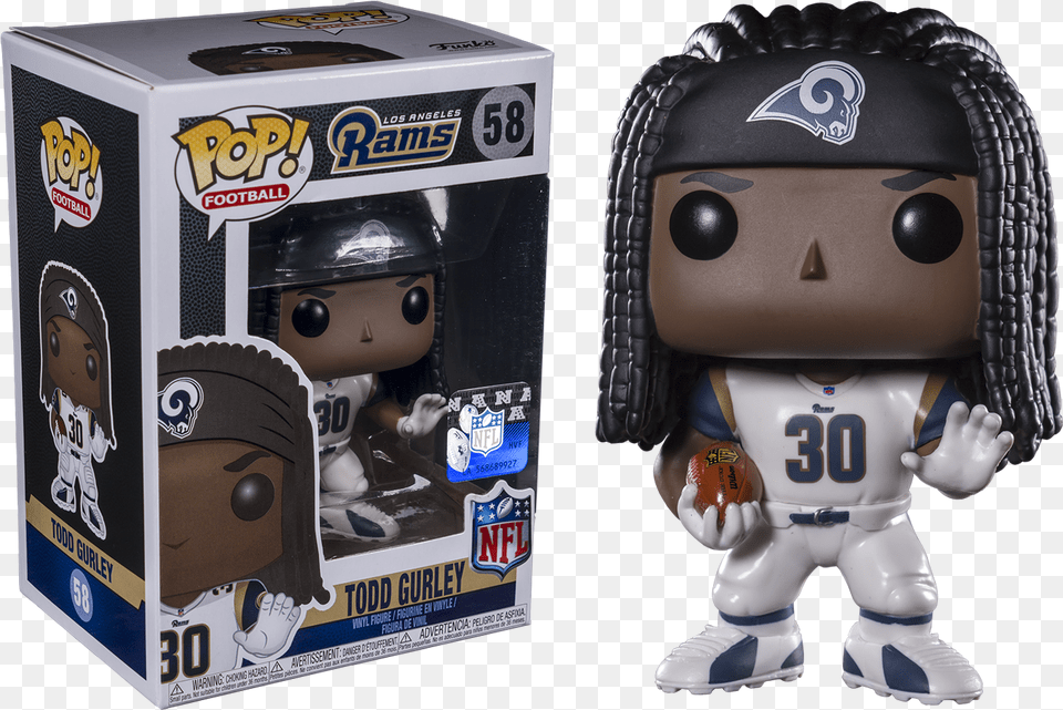 Nfl Football Todd Gurley Pop Vinyl, Toy, Person, Baby, Face Free Png Download