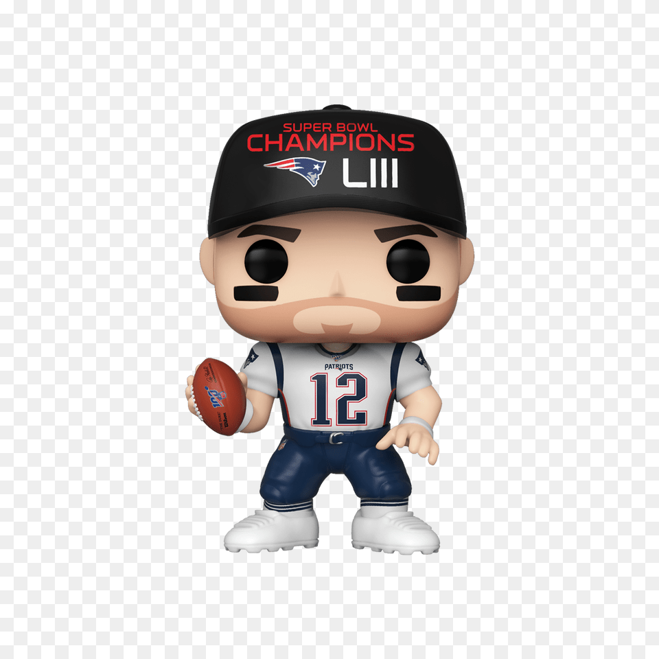 Nfl Football Tom Brady New England Patriots Super Bowl Tom Brady Funko Pop, Sport, Ball, Rugby Ball, Rugby Free Png