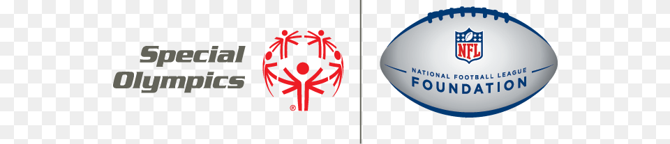 Nfl Foundation And Special Olympics Logo Lockup Special Olympics Utah Logo, Ball, Rugby, Rugby Ball, Sport Free Png Download
