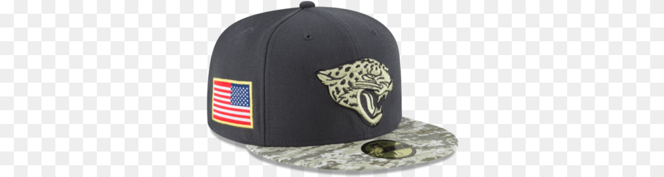 Nfl Jacksonville Jaguars New Era Graphite Salute To New Era Jacksonville Jaguars Salute To Service, Baseball Cap, Cap, Clothing, Hat Free Png Download