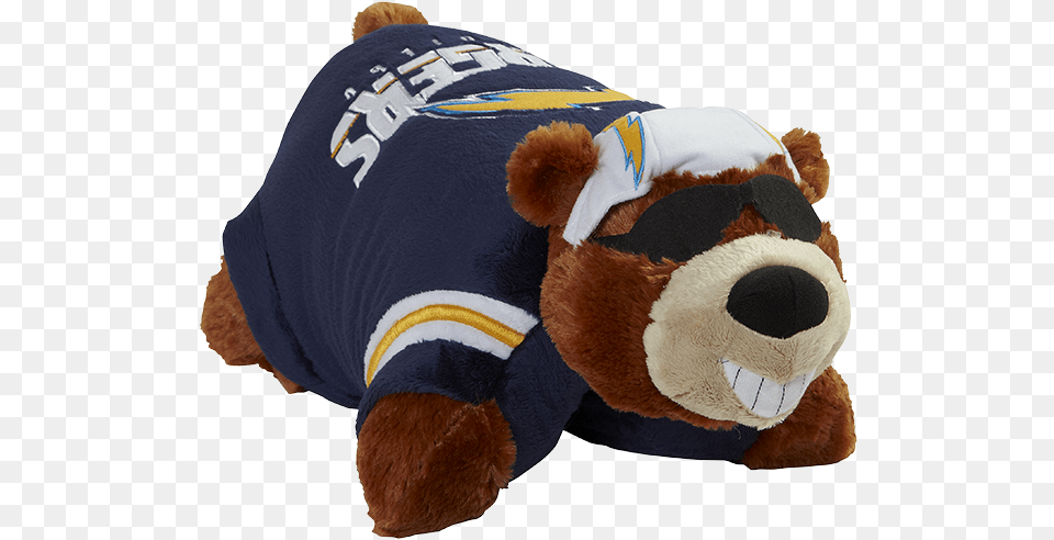 Nfl Los Angeles Chargers Pillow Pet San Diego Chargers Pillow Pet, Plush, Toy, Teddy Bear Free Transparent Png