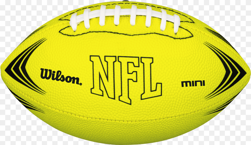 Nfl Mini Football Wilson Nfl Mini Football Yellow, Ball, Rugby, Rugby Ball, Sport Png