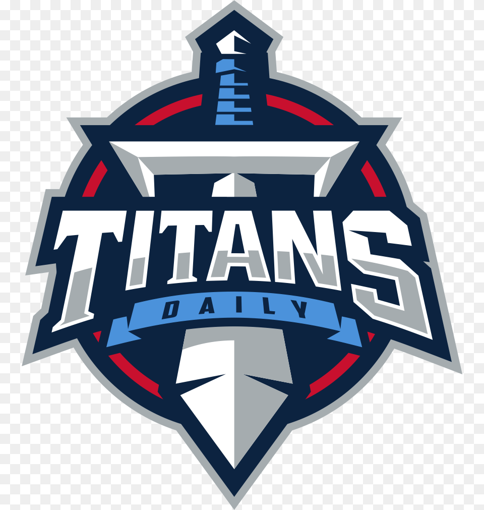 Nfl Mock Draft Tennessee Titans Titans Daily, Badge, Logo, Symbol, Emblem Free Png