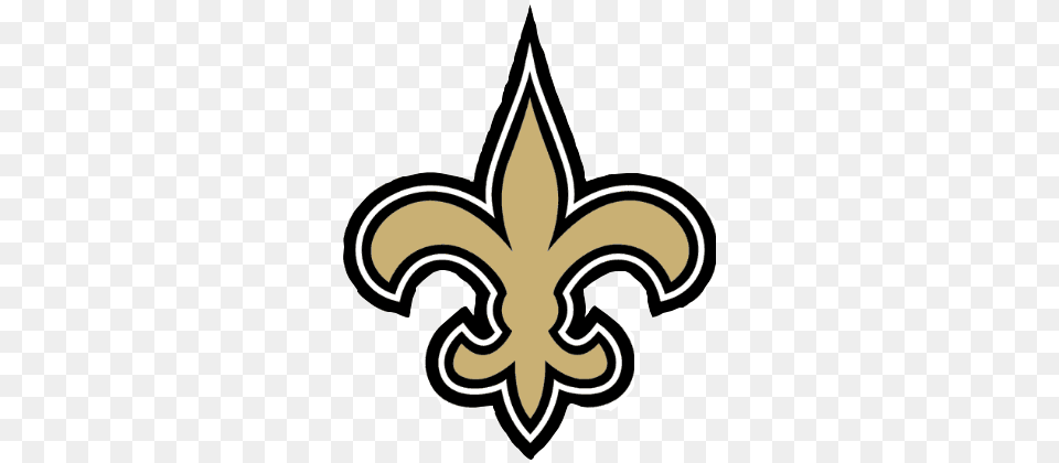Nfl New Orleans Saints Fly To The Game, Symbol, Emblem, Cross Free Png