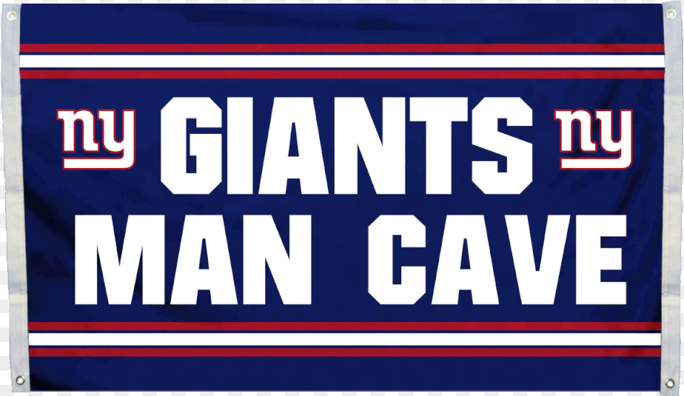 Nfl New York Giants 339 X 539 Man Cave Flag Nfl New York Giants Man Cave Flag, Banner, Text, Advertisement Free Png