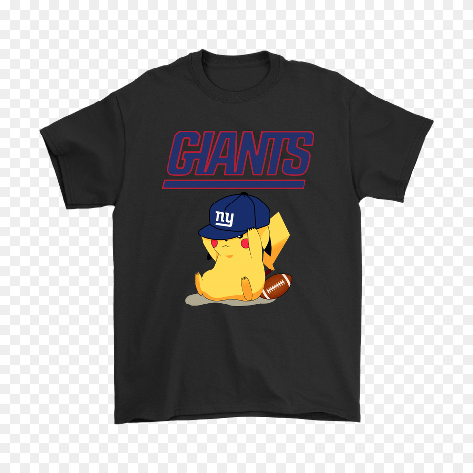 Nfl New York Giants American Football Pikachu Shirts, Clothing, T-shirt, Shirt, Baby Png Image