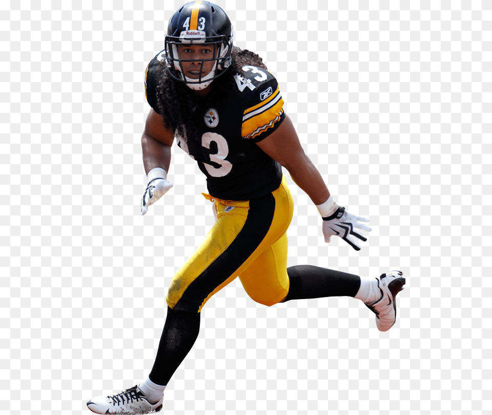 Nfl Pittsburgh Football Bowl American Xlv Sport Clipart Defensive Football Player, Helmet, Adult, Playing American Football, Person Free Png