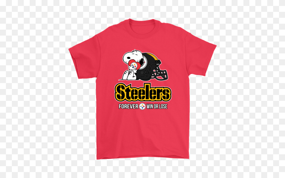 Nfl Pittsburgh Steelers Forever Win Or Lose Football Snoopy Shirts, Clothing, T-shirt, Shirt, Baby Free Png