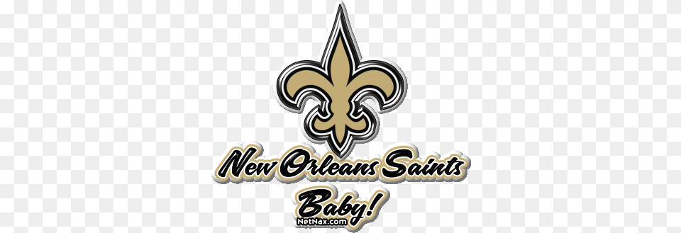 Nfl Saints New Orleans Football Logo, Emblem, Symbol, Cross Free Png