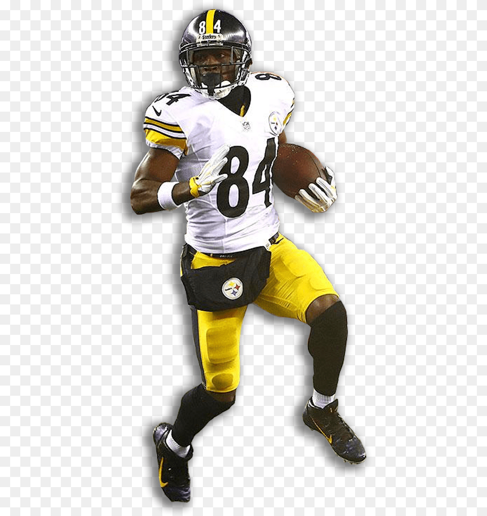 Nfl Steelers Antonio Brown, American Football, Playing American Football, Person, Helmet Free Png Download