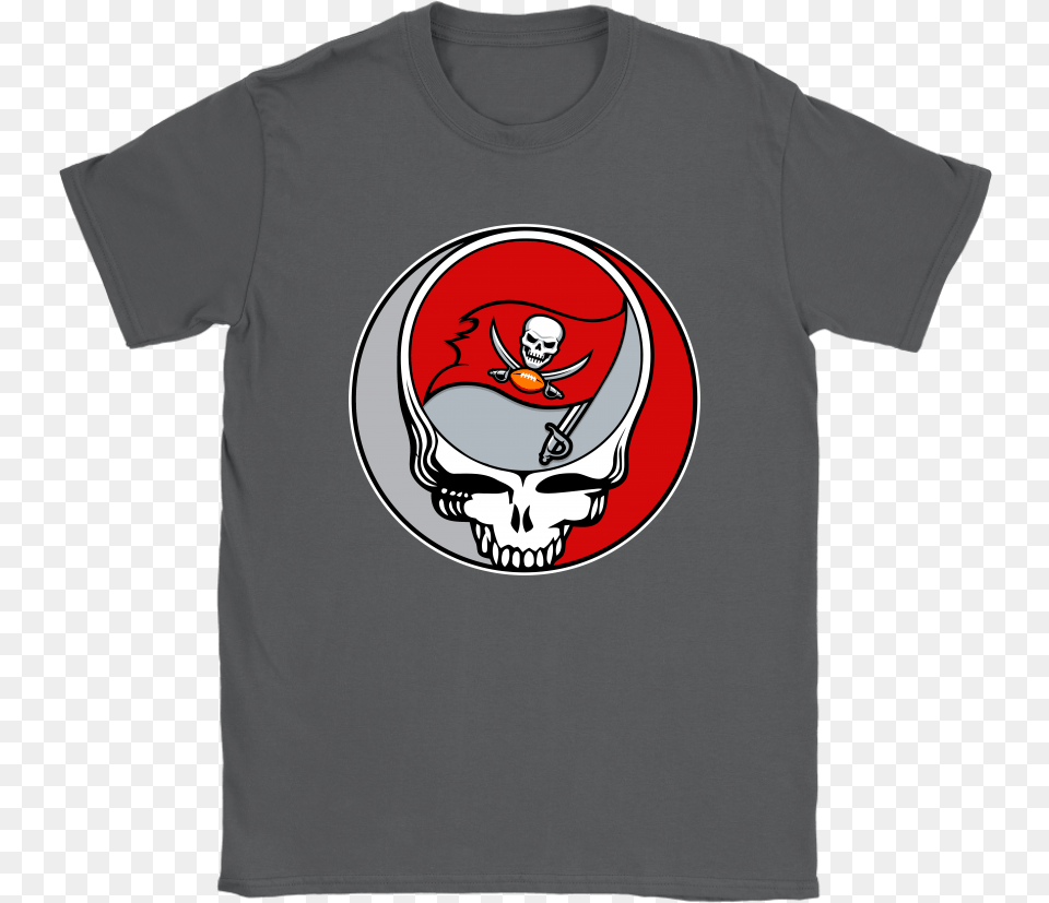 Nfl Team Tampa Bay Buccaneers X Grateful Dead Logo Grateful Dead Steal Your Face, Clothing, T-shirt, Shirt Free Png Download