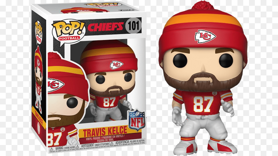 Nfl Travis Kelce Funko Pop, Toy, Baby, Person, Face Png