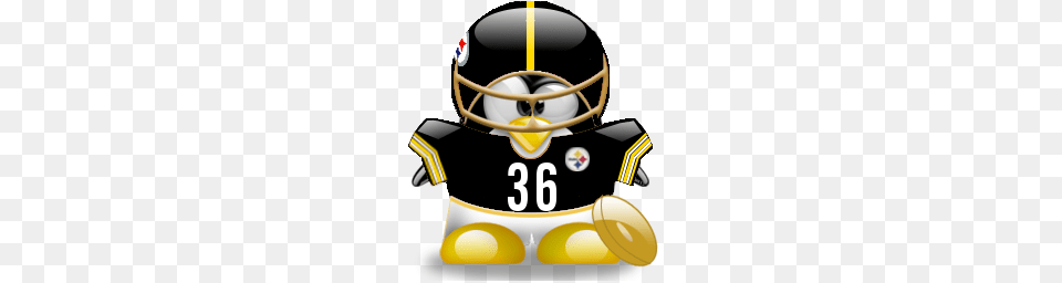 Nfl Tux The Linux Tux Family Members Penguins, Helmet, American Football, Football, Person Free Transparent Png