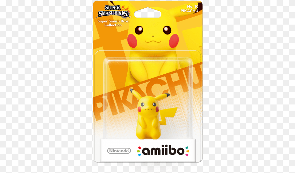 Nfp Amiibo No10 Pikachu Amiibo Pikachu Free Transparent Png