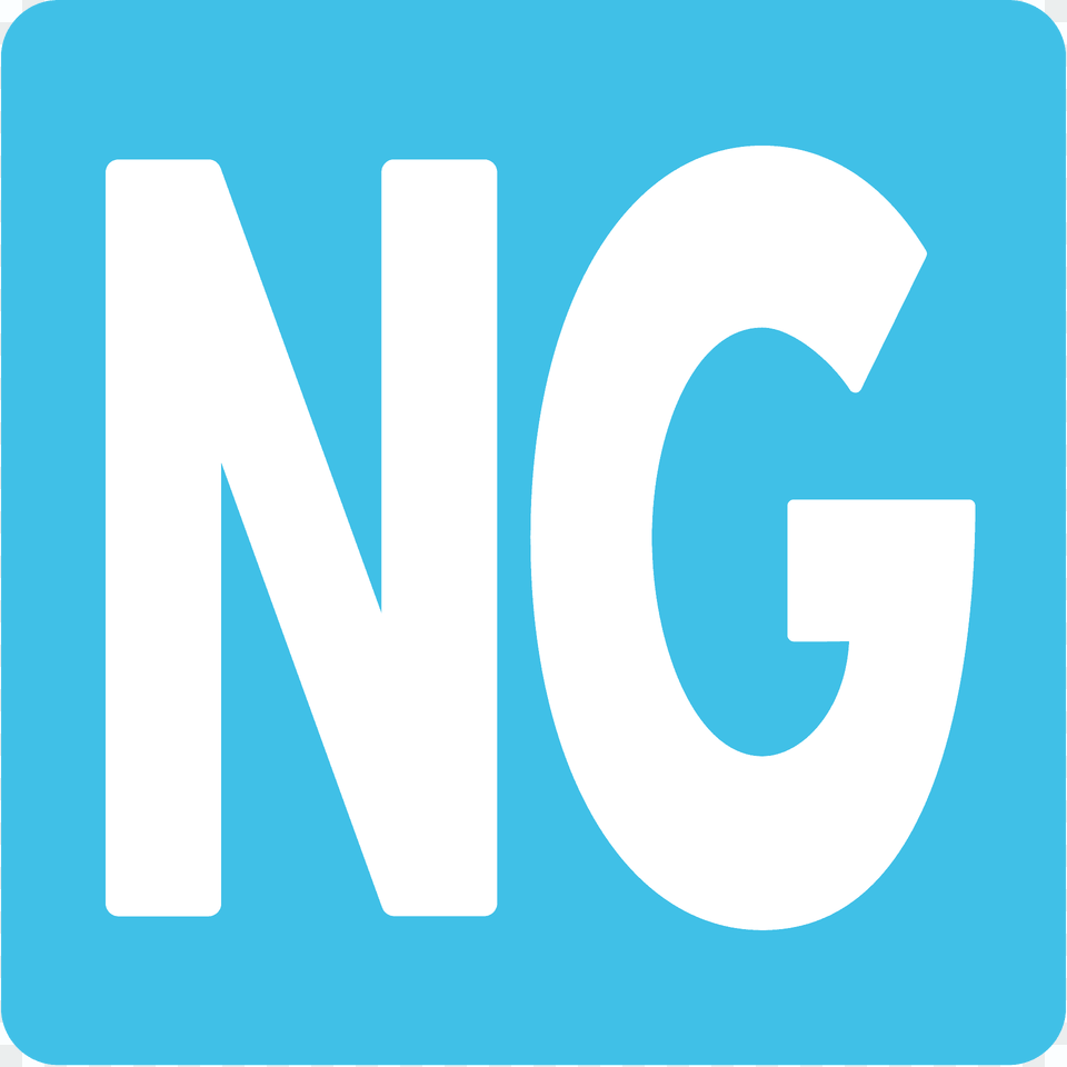 Ng Button Emoji Clipart, Logo, Text, Number, Symbol Free Transparent Png