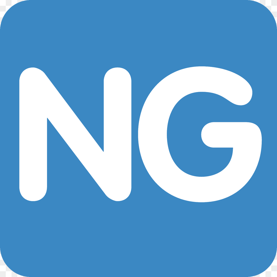 Ng Button Emoji Clipart, Sign, Symbol, Text Png Image