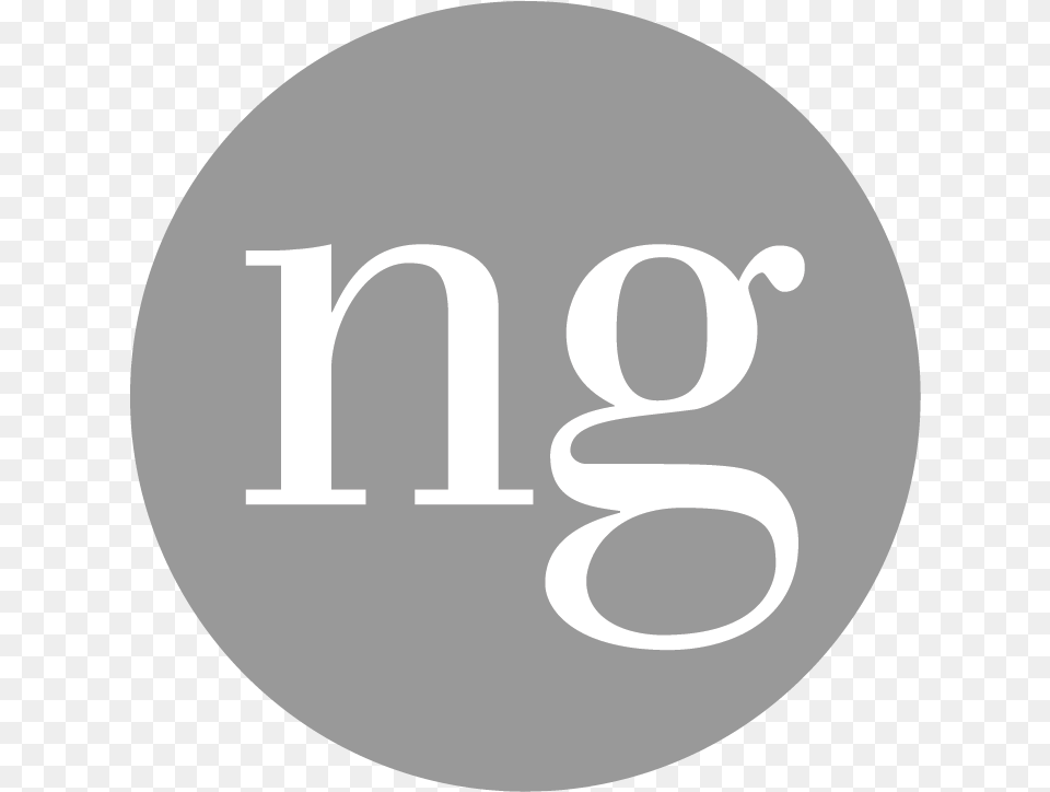 Ng Newman Grace Grey Icon Dot, Text, Disk, Symbol, Number Free Png