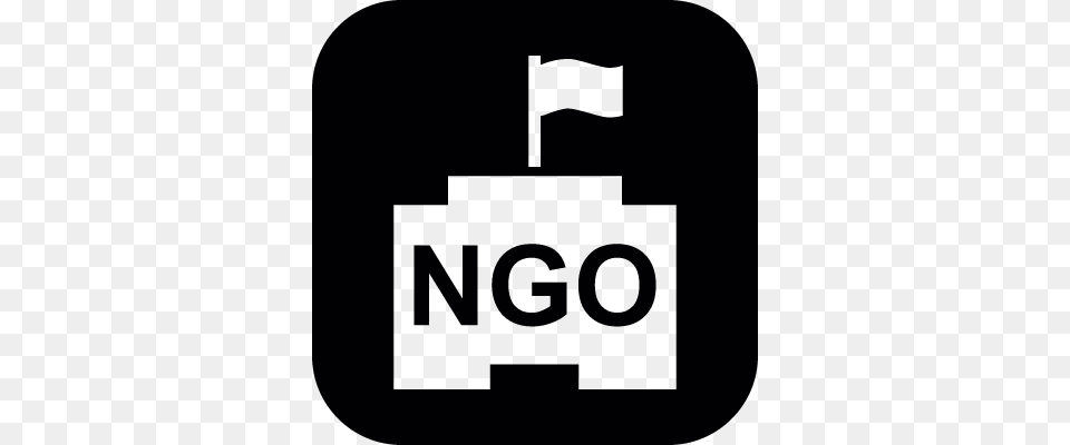 Ngo Building In A Rounded Square Vector Ngo Icon, Lighting Free Png