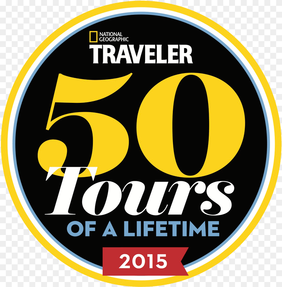 Ngt Tours Logo 2015 National Geographic 50 Tours Of A Lifetime, Symbol Free Png Download
