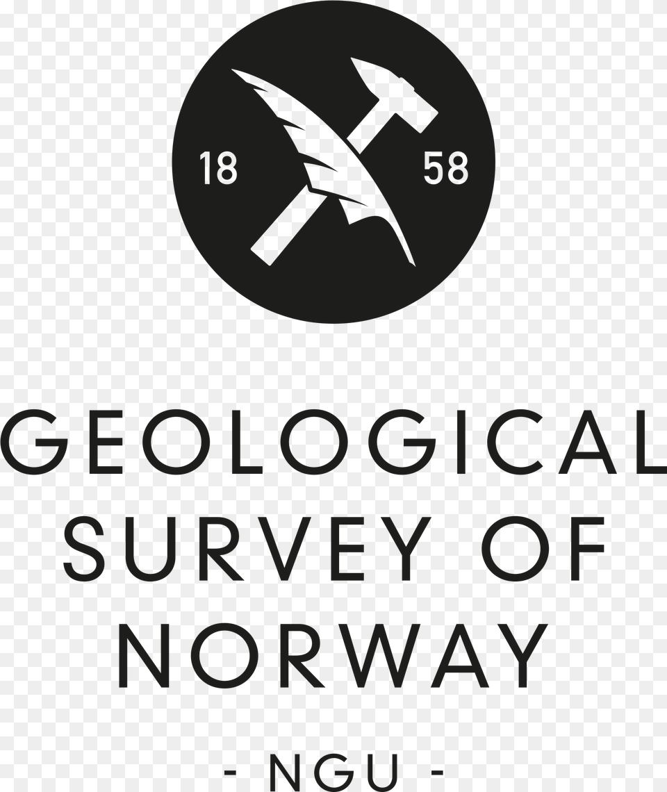 Ngu Hovedlogo Svart Full Engelsk Norges Geologiske Underskelse, Text, Symbol Png