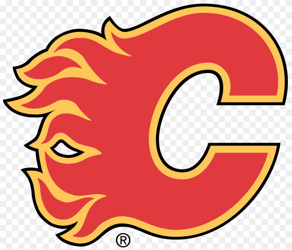Nhl Calgary Flames Logo Wallpaper My Favorite Teams, Symbol, Text, Number Free Png Download