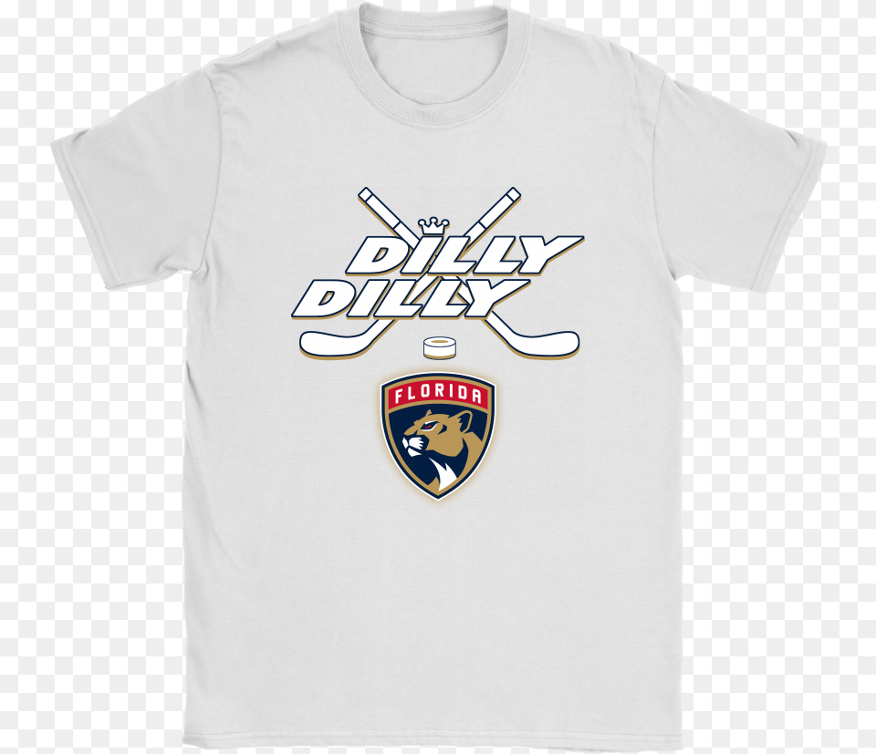 Nhl Dilly Dilly Florida Panthers Hockey Shirts T Shirt Florida Panthers 2oz Large Decal Cordial Shot Glass, Clothing, T-shirt, Logo Png
