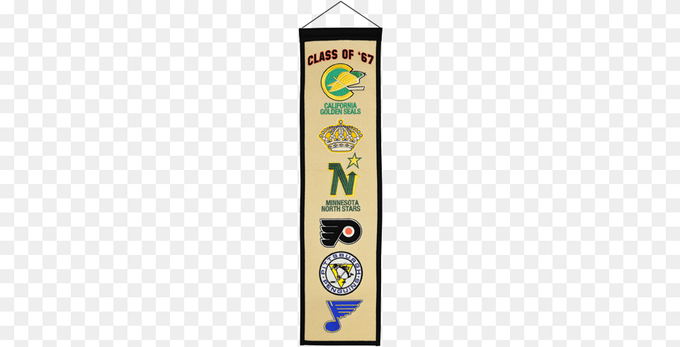 Nhl Hockey Class Of 67 Heritage Banner Class Of 67 Heritage Wool Nhl Banner, Logo, Advertisement, Poster, Text Free Transparent Png