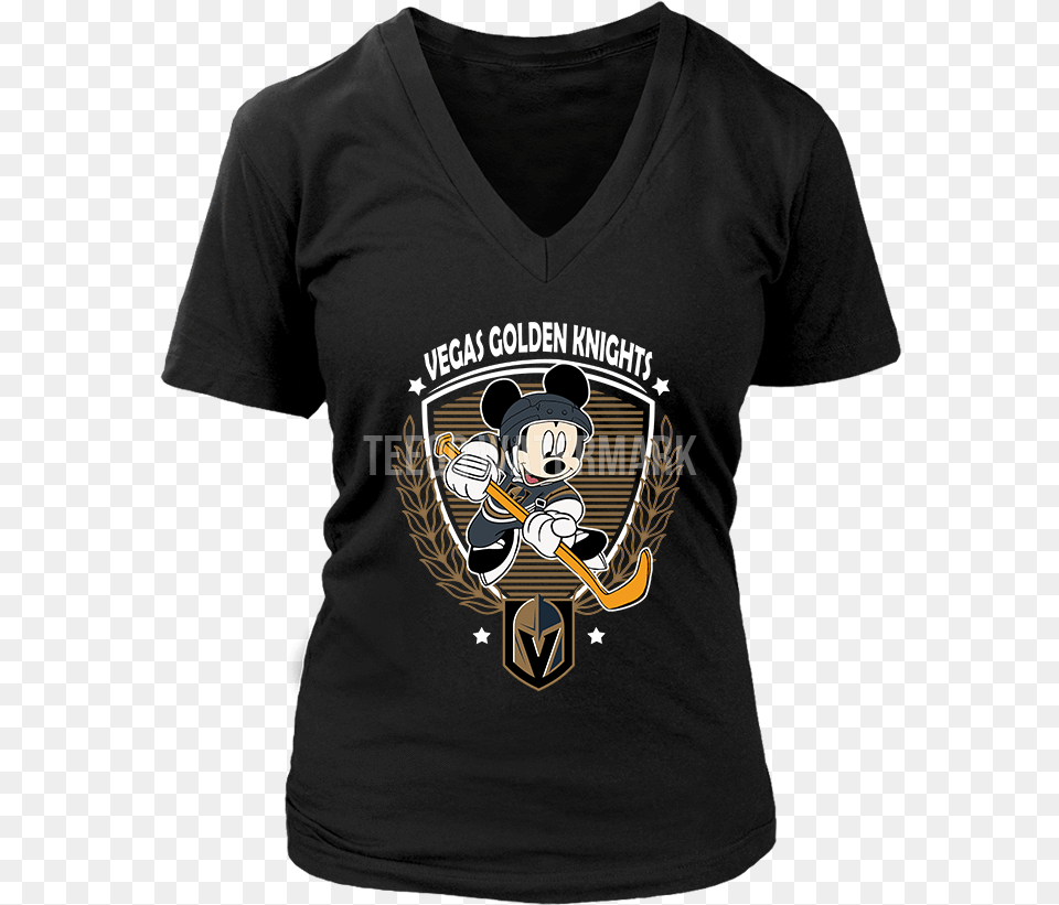 Nhl Hockey Mickey Mouse Team Vegas Golden Knights Womens God Save The Queen Sylvanas, Clothing, Shirt, T-shirt, Face Free Png