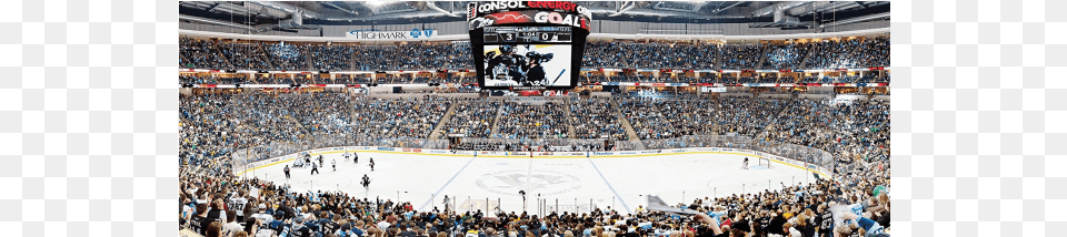 Nhl Pittsburgh Penguins Panoramic Puzzle Nhl Panoramic Puzzle Pittsburgh Penguins 1000 Pieces, Architecture, Arena, Building, People Free Png
