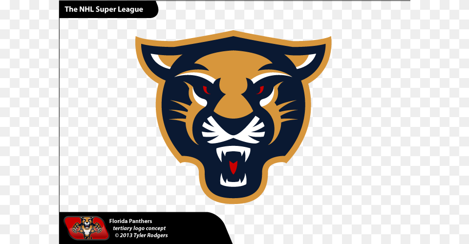 Nhl Super League Florida Panthers Logo Redesign, Emblem, Symbol Png Image