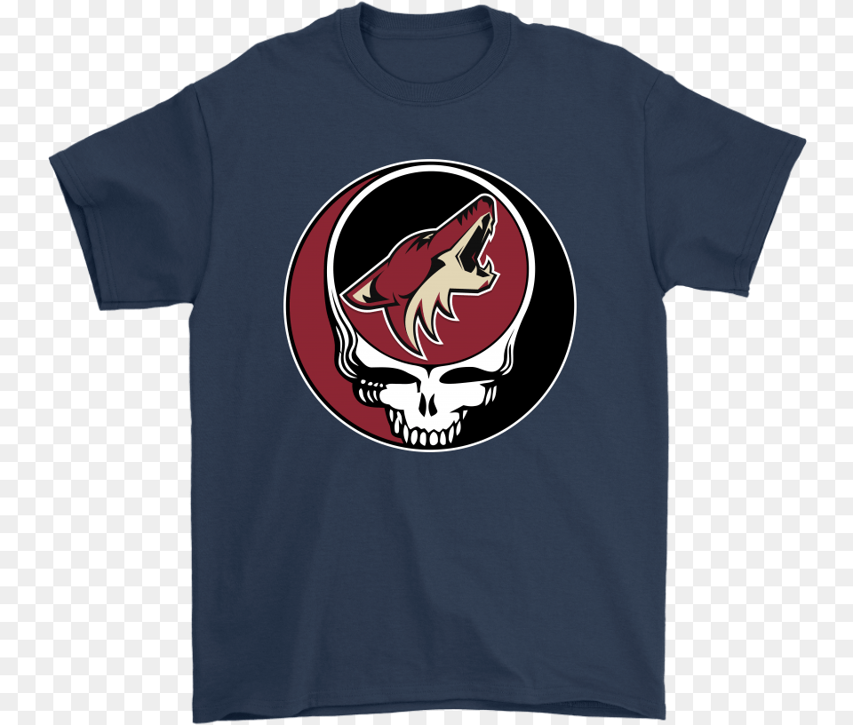 Nhl Team Arizona Coyotes X Grateful Dead Logo Band Logo Columbus Blue Jackets, Clothing, T-shirt, Baby, Person Png