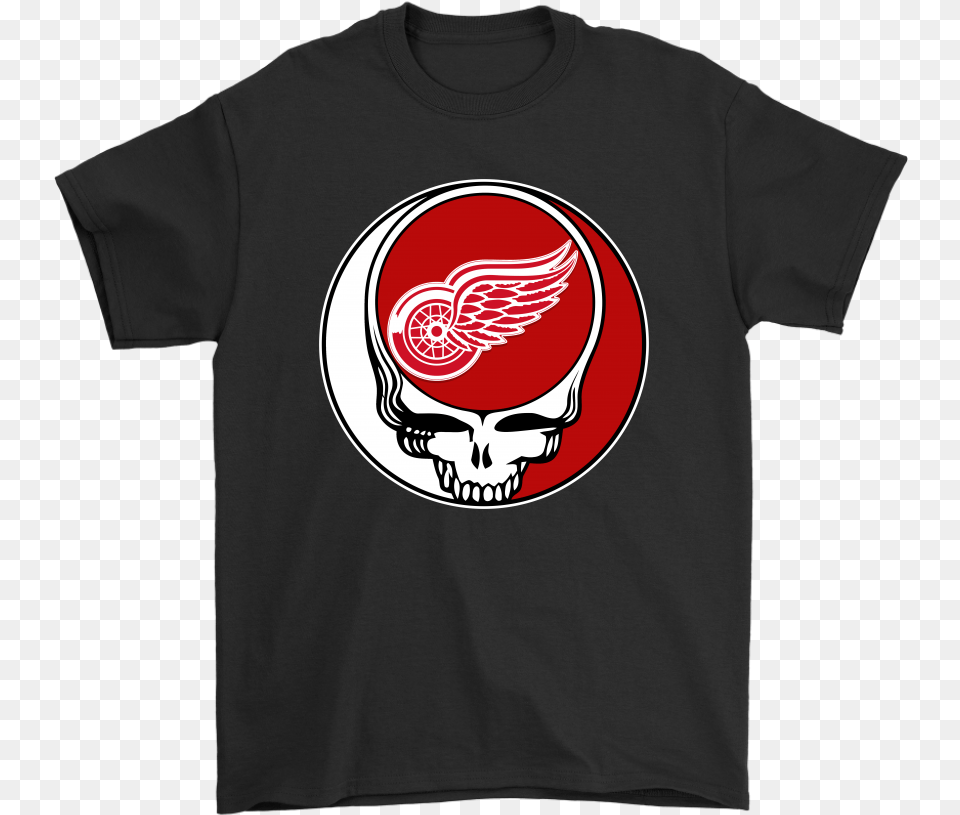 Nhl Team Detroit Red Wings X Grateful Dead Logo Band Grateful Dead Three From The Vault Vinyl Record, Clothing, T-shirt, Shirt Free Png Download