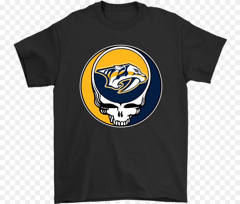 Nhl Team Nashville Predators X Grateful Dead Logo Band Grateful Dead39s St Louis Blues T Shirt, Clothing, T-shirt, Helmet Png Image