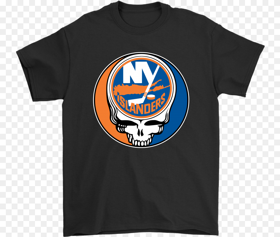 Nhl Team New York Islanders X Grateful Dead Logo Band Childrens T Shirt, Clothing, T-shirt Png