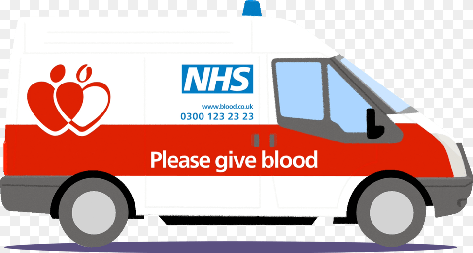 Nhs Blood Van, Transportation, Vehicle, Ambulance, Car Png Image