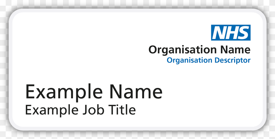 Nhs Id Card Template, Text, White Board Png Image