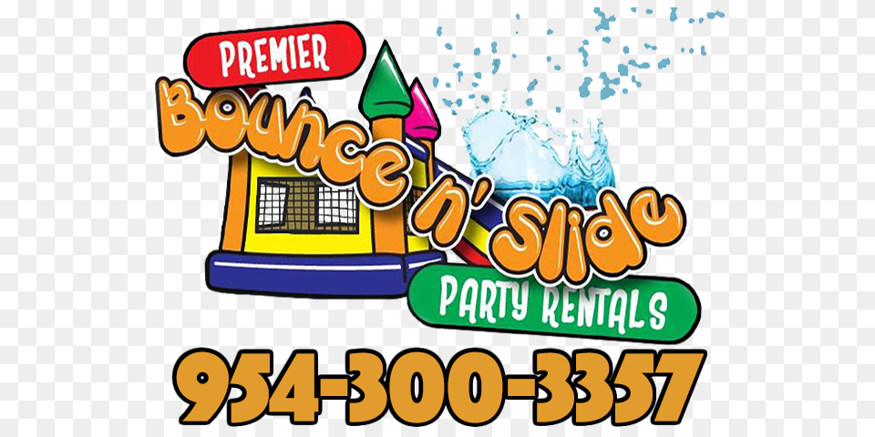 Niagara Falls Slide Premier Bounce N Slide South Florida, Advertisement, Poster, Dynamite, Weapon Png