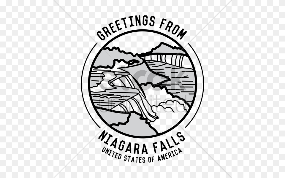 Niagara Falls Vector Image, Person, Symbol, Face, Head Free Png Download