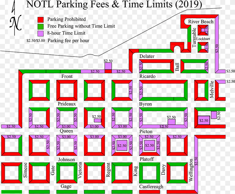 Niagara On The Lake Parking, Chart, Diagram, Plan, Plot Png Image