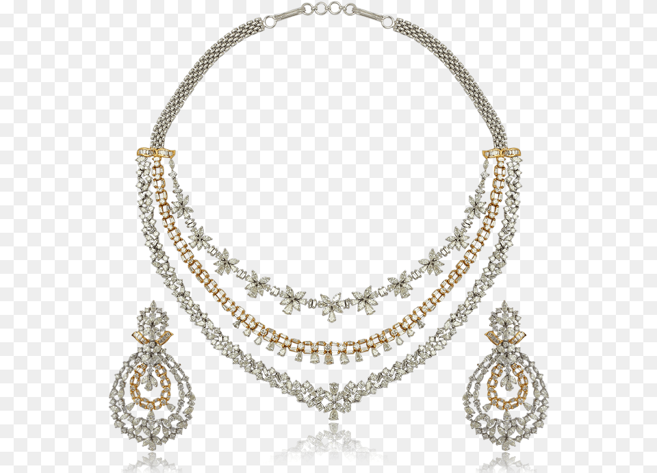 Niaj By Shradha Gt Products Gt Collections Gt Elation Bridal Diamond Necklace Designs, Accessories, Gemstone, Jewelry, Earring Png