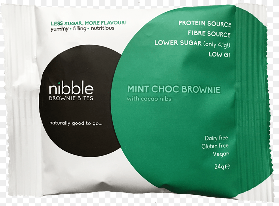 Nibble Choc Mint Brownie Paper Png