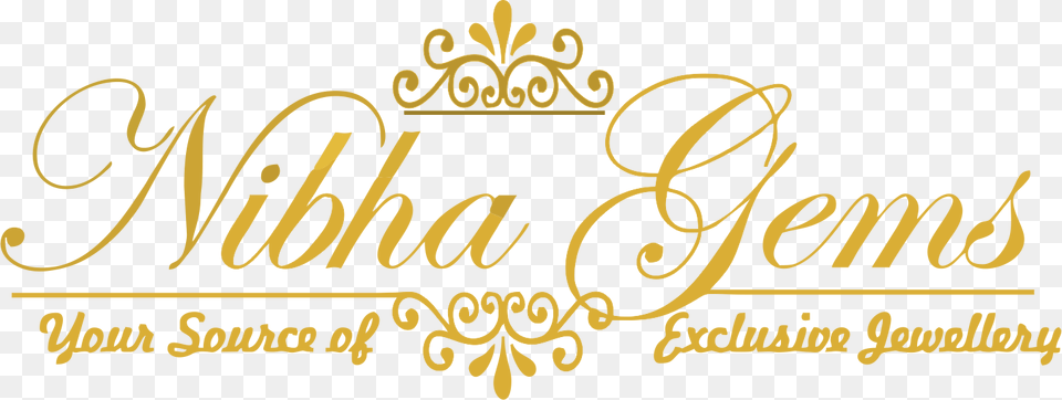 Nibha Gems Logo Modified Small Calligraphy, Text, Handwriting Free Png Download