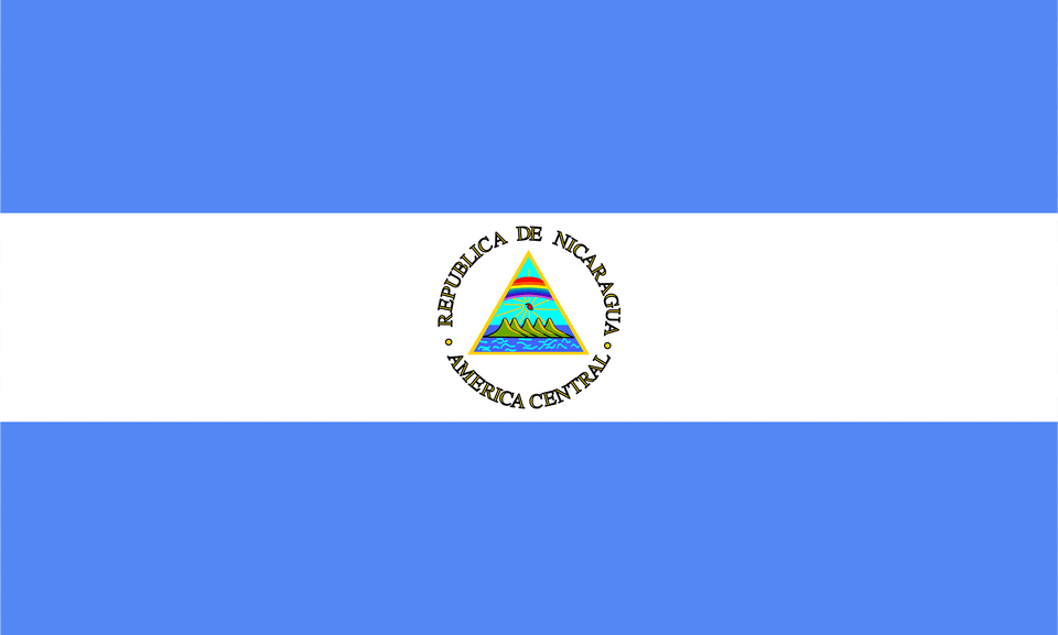 Nicaragua Flag Clipart, Triangle, Logo Free Transparent Png