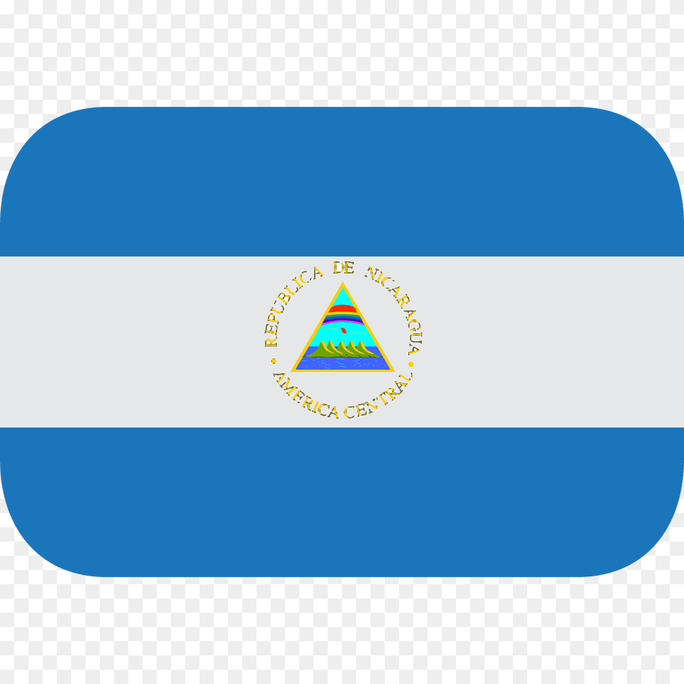 Nicaragua Flag Emoji Clipart, Triangle, Logo Png