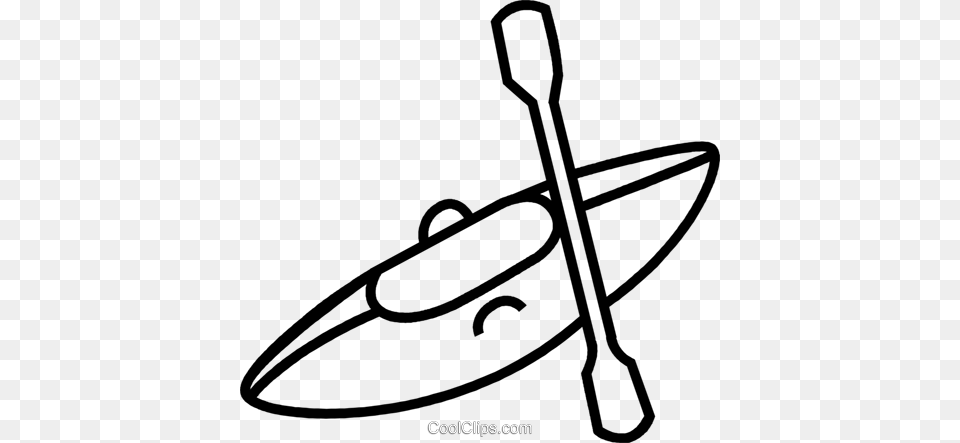 Nice Canoe Clipart Black And White Kayaking Royalty Vector Png