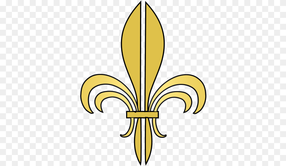 Nice Fleur De Lis Tattoo Sample Photo Illustration, Sword, Weapon, Symbol, Emblem Free Transparent Png